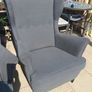 Armchair or armchairs , Ikea STRANDMON grey , wing chair , 120e Image 8