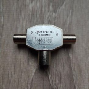 2 way TV signal splitter