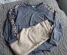 Grey Top  Size 12