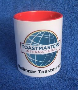TOASTMASTERS INTERNATIONAL (Mullingar club) - a commemorative mug (pristine unused condition)
