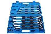 10 Piece Extra Long Ratchet Ring Spanner Set