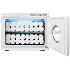 Hot Towel Warmer,23L Large Capacity Spa Hot Towel Warmers with See Through Window, 2 Stainless Steel Racks, Holds up 50-60 Towels, 2-in-1 Quick All-round Heating for Facials, SPA, Massage, Salon