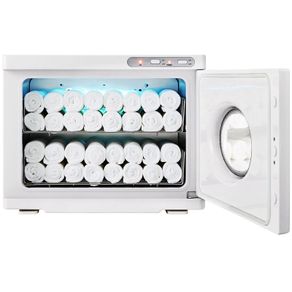 Hot Towel Warmer,23L Large Capacity Spa Hot Towel Warmers with See Through Window, 2 Stainless Steel Racks, Holds up 50-60 Towels, 2-in-1 Quick All-round Heating for Facials, SPA, Massage, Salon