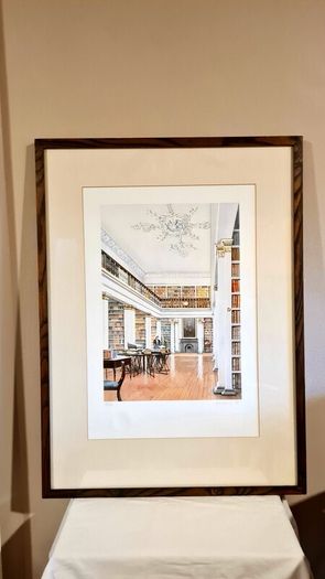 Large Original Print King's Inns Library By David Evans