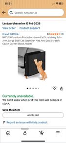 cat scratcher for the couch