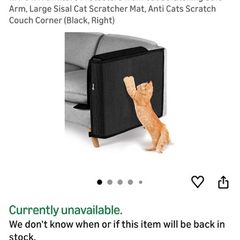 cat scratcher for the couch