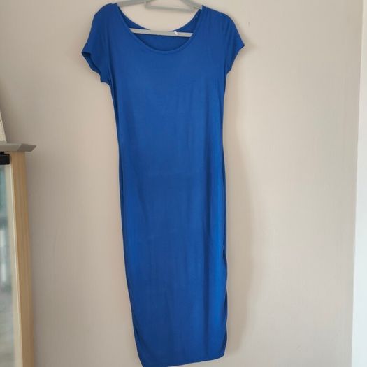 Blue midi dress, size 10