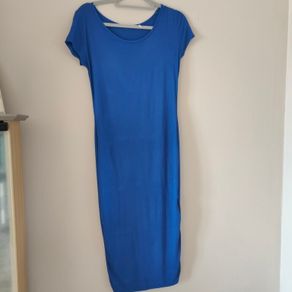 Blue midi dress, size 10