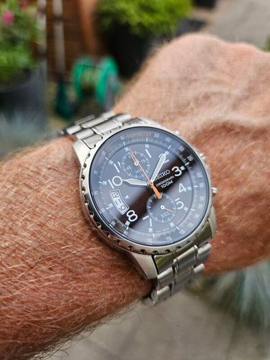 Watch Seiko Chronograph.
