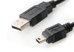 1.8m USB 2.0 A to mini-B 5 pin Cable PSP/Cameras BLACK
