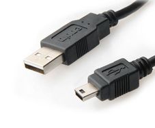 1.8m USB 2.0 A to mini-B 5 pin Cable PSP/Cameras BLACK