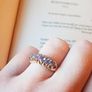 10k Gold Half Eternity Ring Image 2