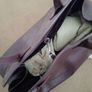 Large Burgundy Leather Tote bag from COS Image 4