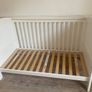 Boori Alice White Cot Bed & John Lewis Mattress Image 5