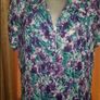 Bm Collection floral blouse size UK22 EU50 Postage included Image 2
