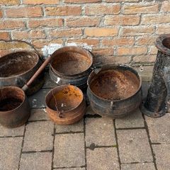 Antique garden pots