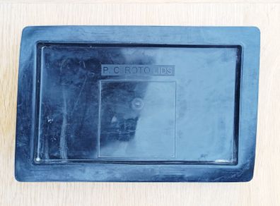 Two water tank P. C. Roto Lids  24x37cm   used  black
