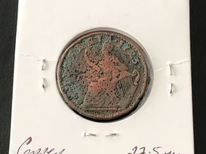 Ireland 1723 Geo I Halfpenny
