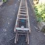beautiful set of antique fire engine ladders circa1940s Image 2