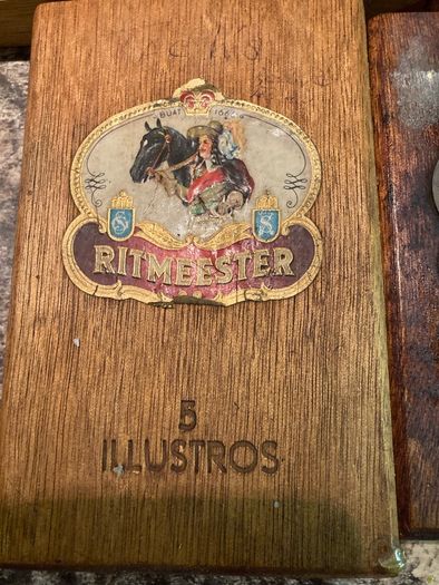 Four Old Cigar Boxes.