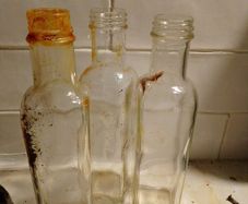 Three Vintage Medicinal / Apothecary Glass Bottles