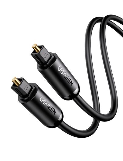 Toslink Fiber Optical Audio Cable 1.5m Black