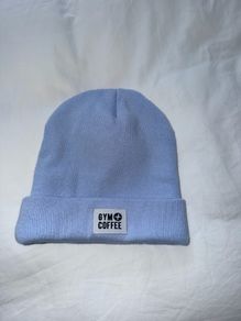 New Gym+Coffee Blue Beanie Hat
