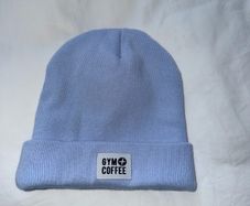New Gym+Coffee Blue Beanie Hat
