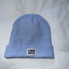 New Gym+Coffee Blue Beanie Hat