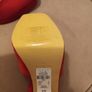 Pillar box red womens shoes Image 4