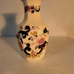 Masons Ironstone Blue Mandalay vase