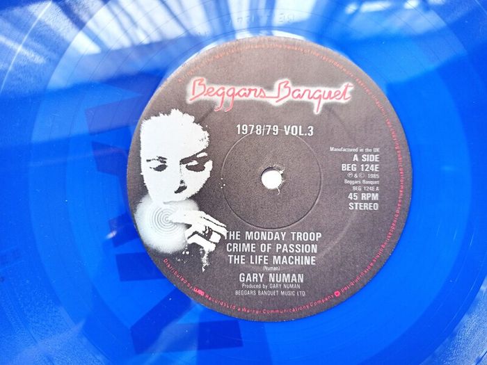 Tubeway Army Color Vinyl 12 inc Ep 1985
