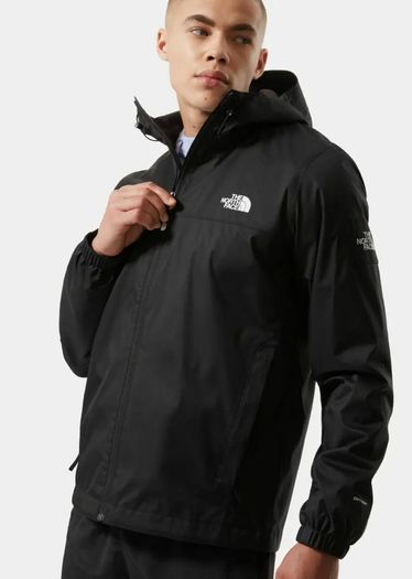 The North Face Box Mountain Jacket Black Men's Medium Hooded