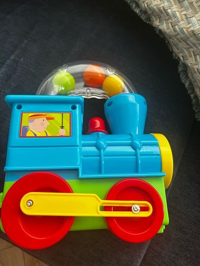 Pull along Ball Blowing Loco