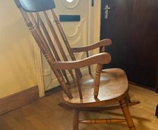 Solid wood rocking chair