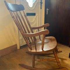 Solid wood rocking chair