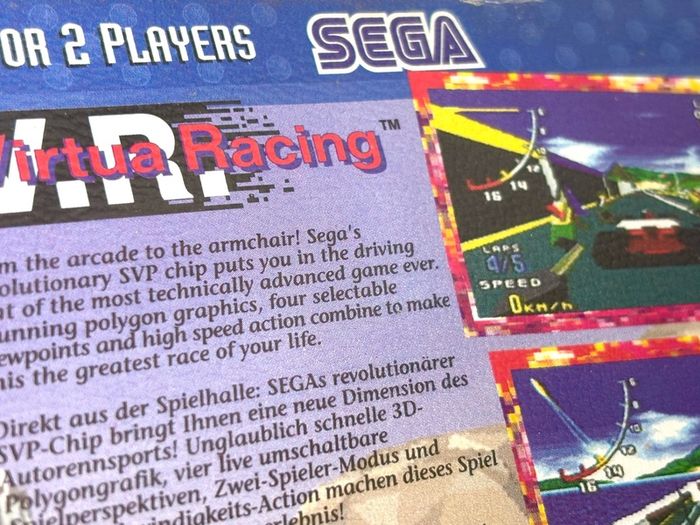 Virtua Racing for Sega Mega Drive - Boxed