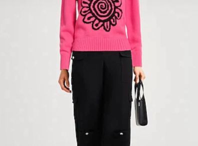 Ganni Womens Grapic Wool Jumper (Size M)