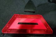 audi a4 warning hazard triangle sign