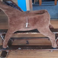 Antique rocking horse