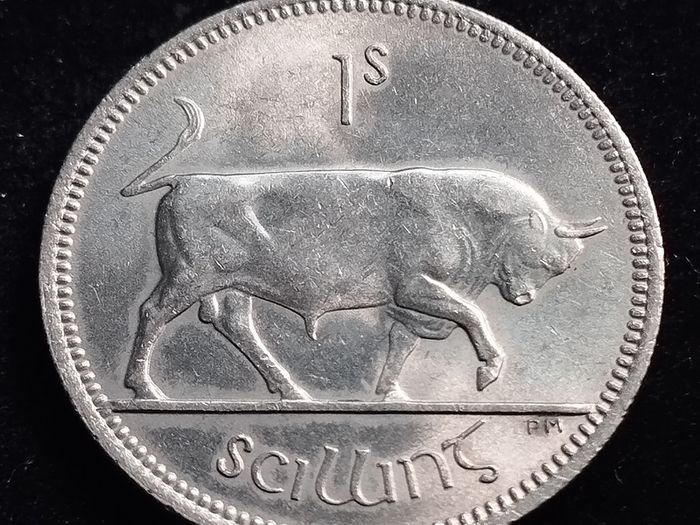 Ireland - 1968 - Shilling - Bull - KM.14a - UNC - [582]