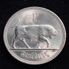 Ireland - 1968 - Shilling - Bull - KM.14a - UNC - [582]