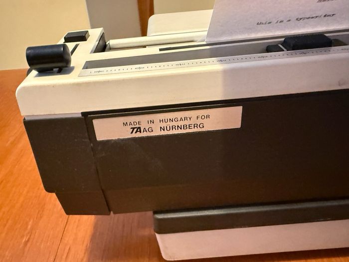 Triumph typewriter