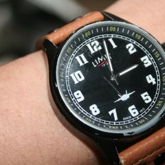Limit Men's  Leather Strap Watch