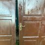 Two teak garage doors Image 6