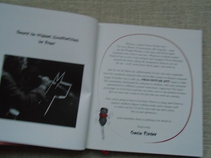 Hardback book, Peter and the Wolf, Gavin Friday.Book