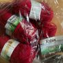 Robin Landscape Chunky wool. 6X50g balls. Red. Image 4