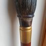 "Art Nouveau" Ebony Walking Cane. Image 2