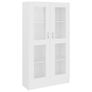 Vitrine Cabinet White 82.5x30.5x150 cm Chipboard Image 3