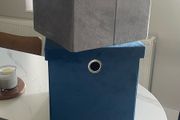 2 storage box's &amp; velvet lampshade